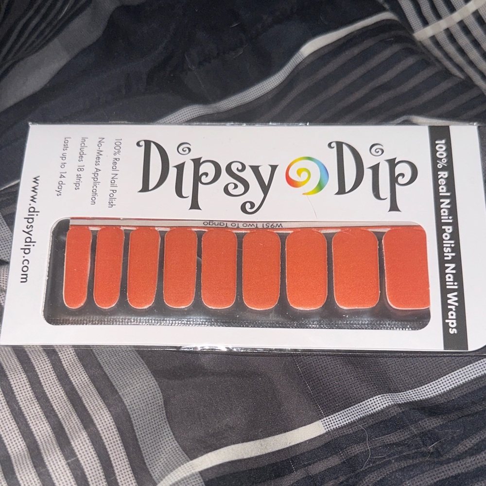 Orange Nail Polish Wraps